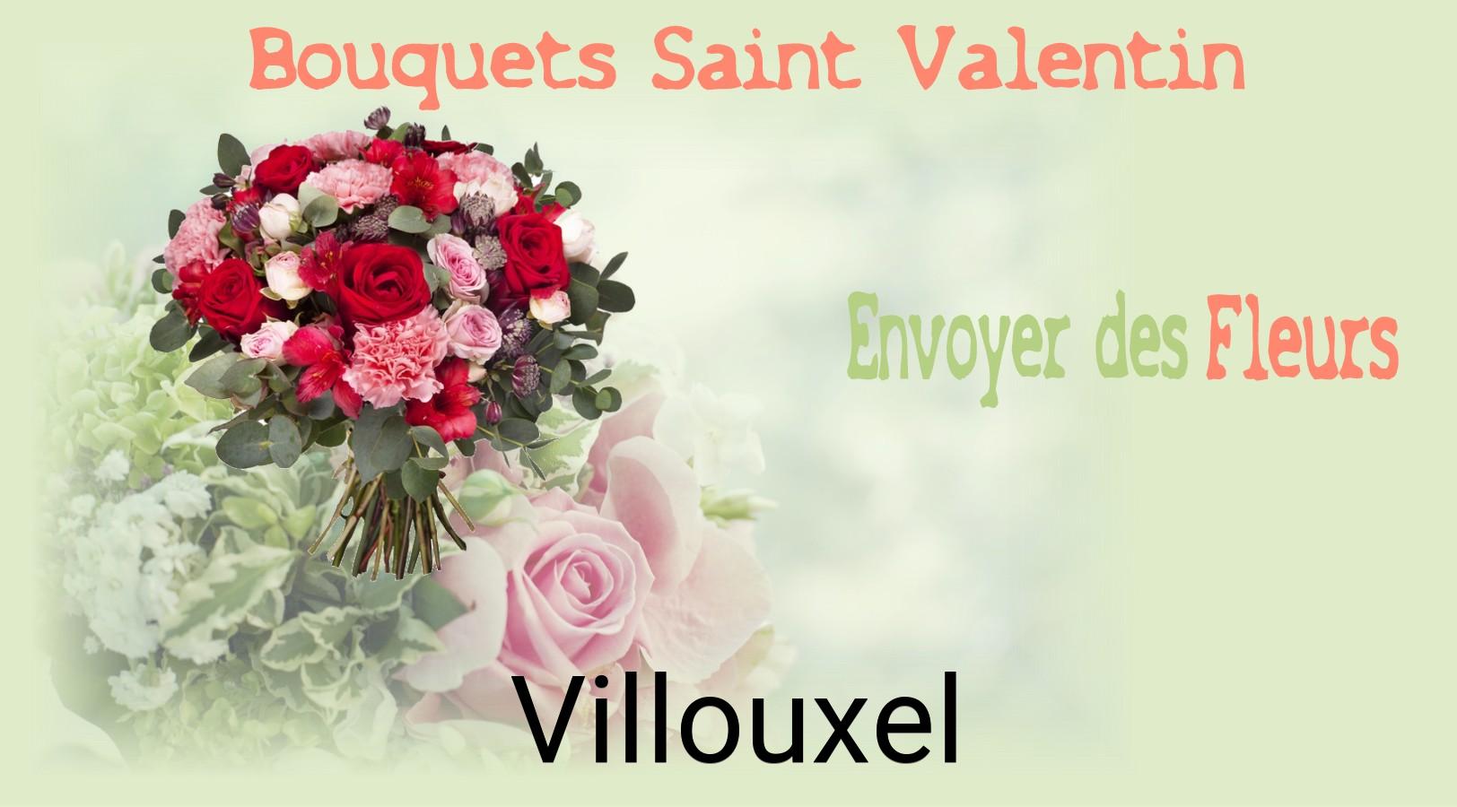 Roses de Saint-Valentin livrées à Villouxel